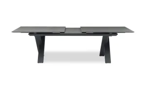 Shop Garden dining table - Albatros Taupe 180cm 6 - 8 seater extendable dining table from The Outdoor Scene, Ireland. Overlapping