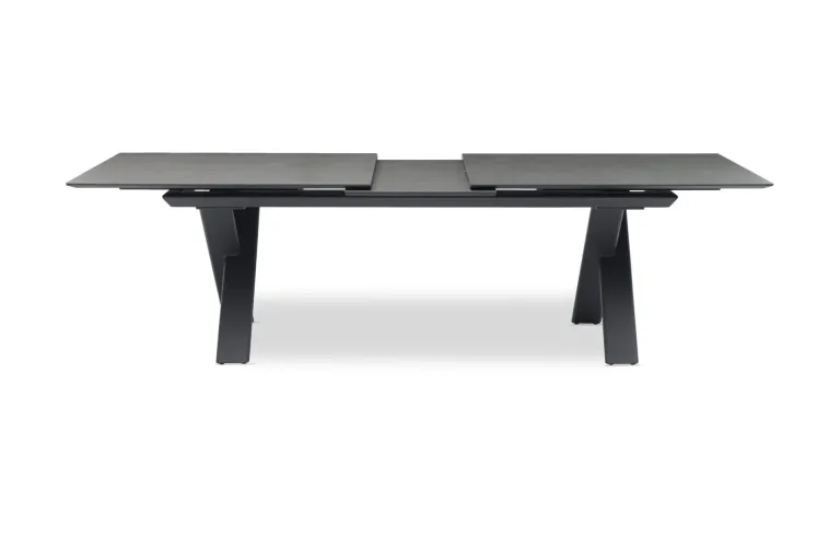 Shop Garden dining table - Albatros Taupe 180cm 6 - 8 seater extendable dining table from The Outdoor Scene, Ireland. Overlapping
