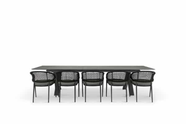 Albatros Taupe 8-10 Seater Extendable Garden Dining table