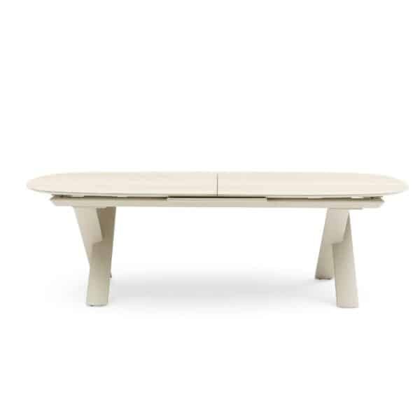 Albatros Organic Extendable Dining Table – 8-10 Seater in Bob Sand