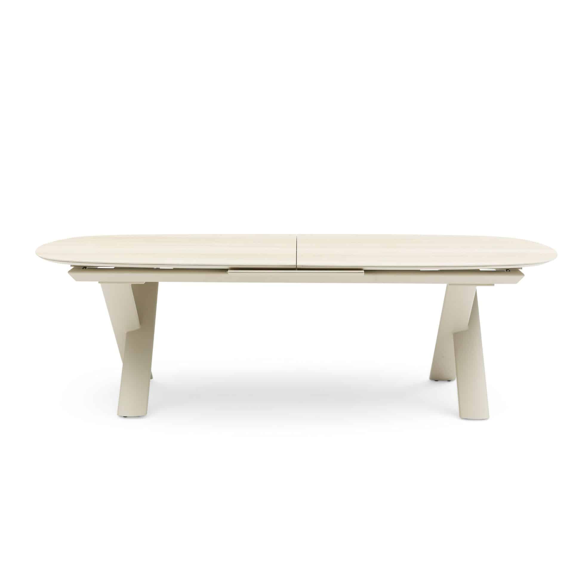 Albatros Organic Extendable Dining Table – 8-10 Seater in Bob Sand