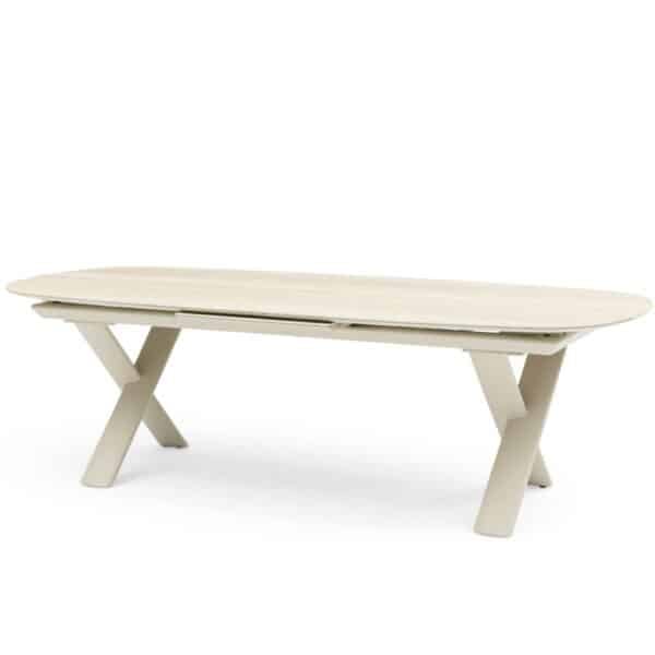 Albatros Organic Extendable Dining Table – 8-10 Seater in Bob Sand