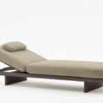 Cloud Reclining Sunlounger - Taupe with Cushions