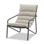 Coast Beacher Taupe Deck Chair with Cushion