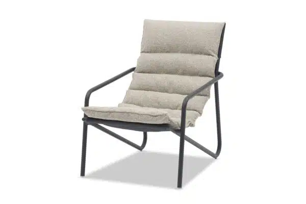 Coast Beacher Taupe Deck Chair with Cushion