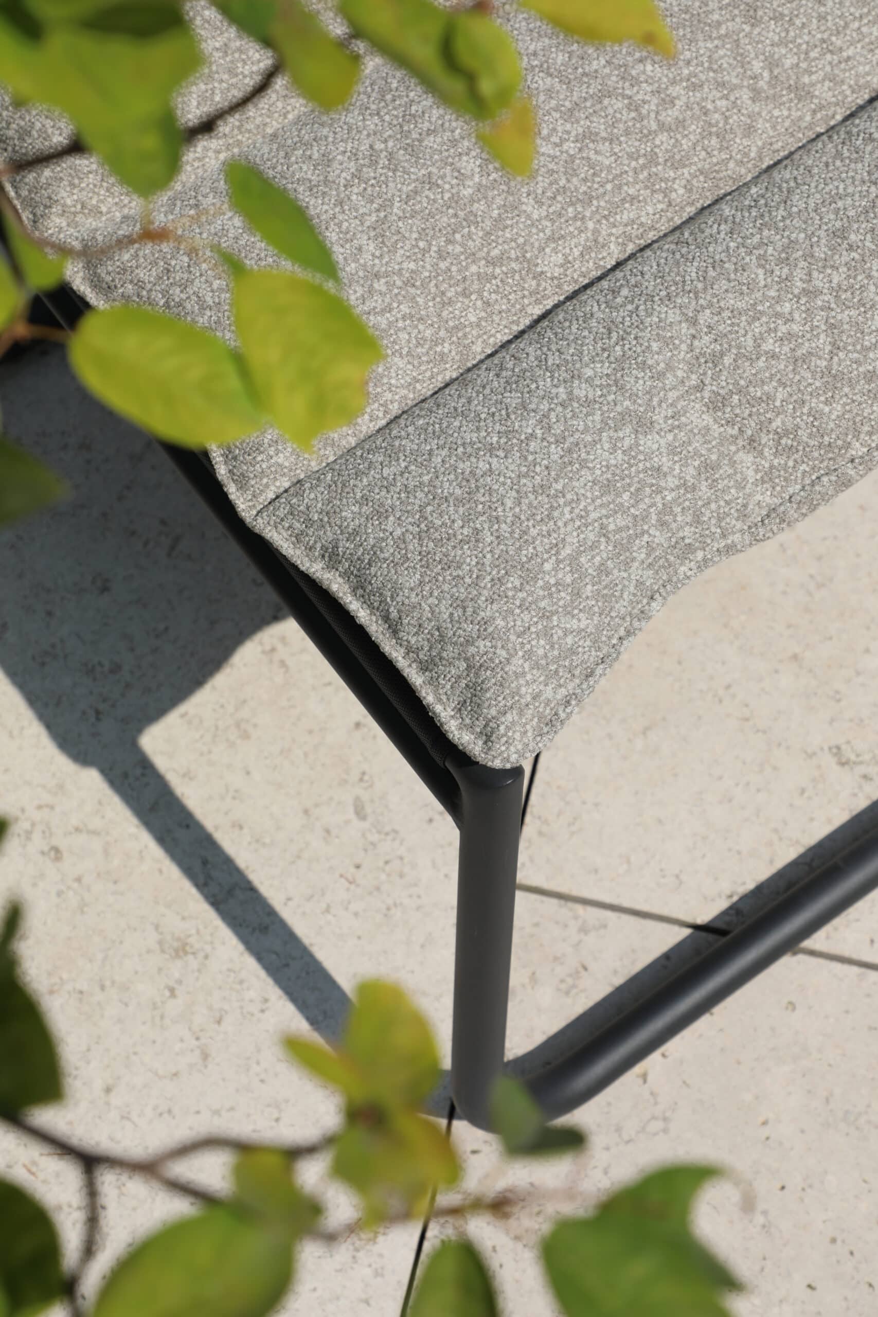 Coast Beacher Taupe Deck Chair with Cushion