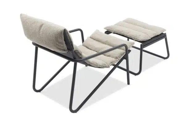 Coast Beacher Taupe footrest with cushion