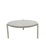 73cm Vic Outdoor Coffee Table - printed ceramic - Latte/Terre