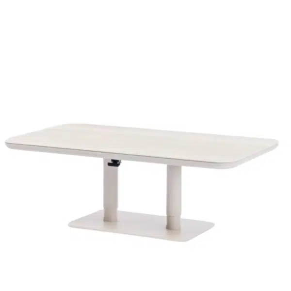 HiLo Sand Height Adjustable Table – Sand Ceramic top
