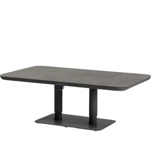 HiLo Taupe Height Adjustable Table – Graphite Ceramic Top