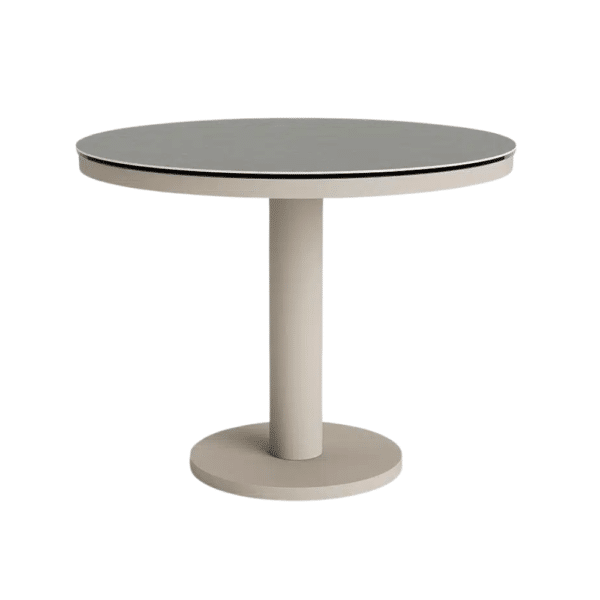 120cm Oslo Round Outdoor Bar Table – 4 Seater – Beige