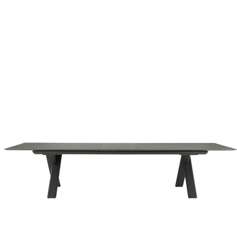 Shop Garden dining table - Albatros Taupe 180cm 6 - 8 seater extendable dining table from The Outdoor Scene, Ireland. Fully close