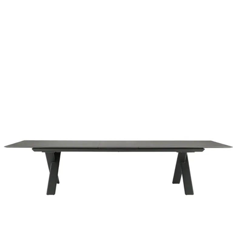 Shop Garden dining table - Albatros Taupe 180cm 6 - 8 seater extendable dining table from The Outdoor Scene, Ireland. Fully close