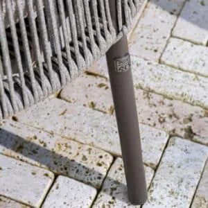 Florence Garden furniture aluminium frame in Terre colour for sale from The Outdoor scene in Dublin 14