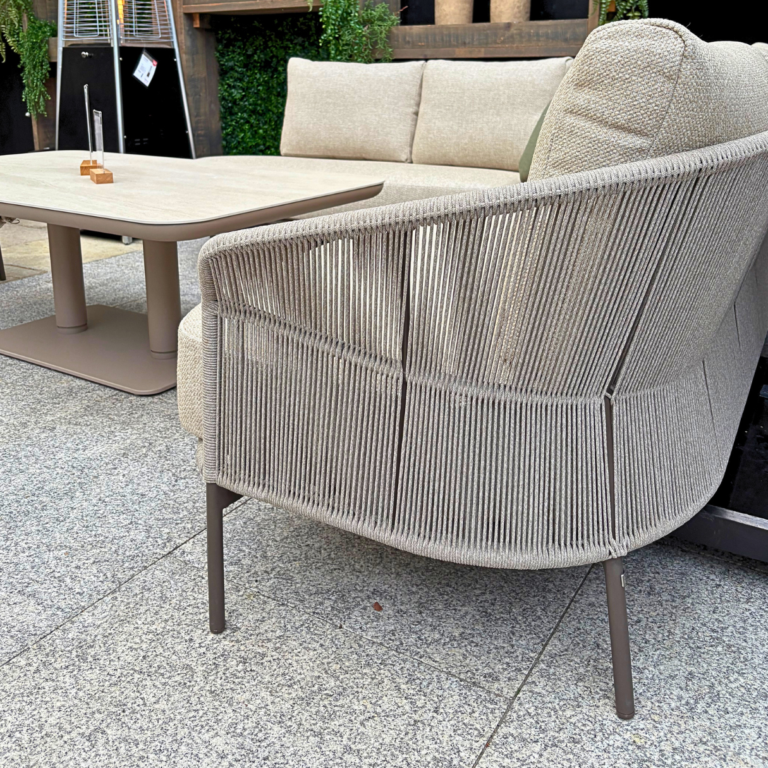 Garden Furniture collection Florence corner set in terre for sale from The Outdoor Scene in Dublin 14 Showroom
