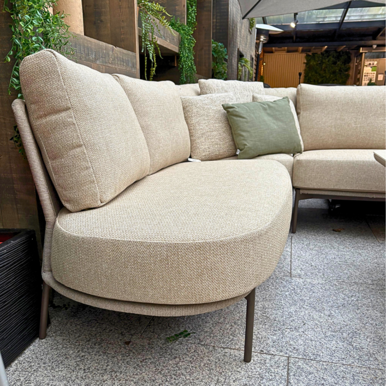 Furniture collection 2026 Florence corner set in Terre right 2 seater for sale