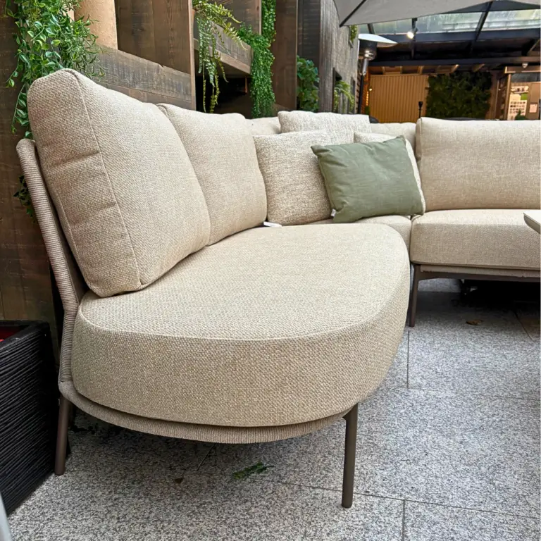 Furniture collection 2026 Florence corner set in Terre right 2 seater for sale