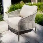 Florence Lounge chair with 2 cushions - Terre