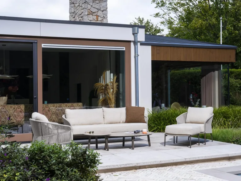 Florence kit 2 Lifestyle Garden Furniture collection Florence 3 seater sofa in terre for sale from The Outdoor Scene in Dublin 14