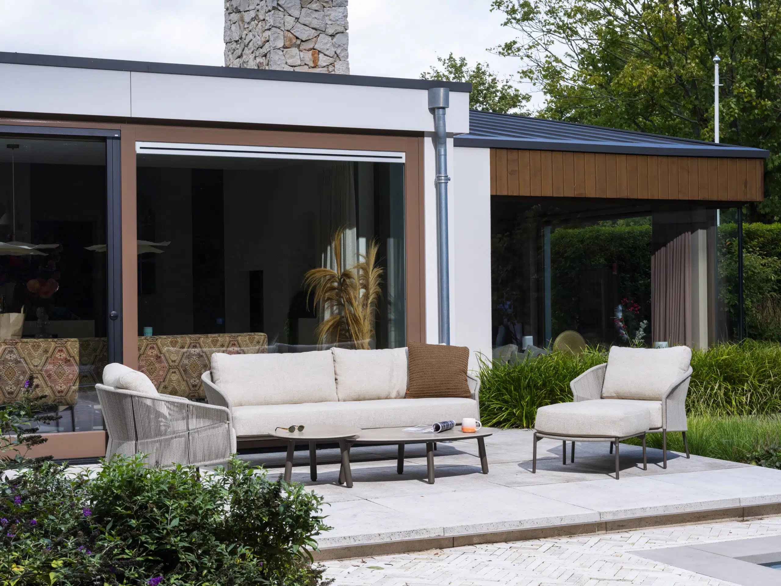 Florence 3 Piece Set – Garden Sofa Set- Terre