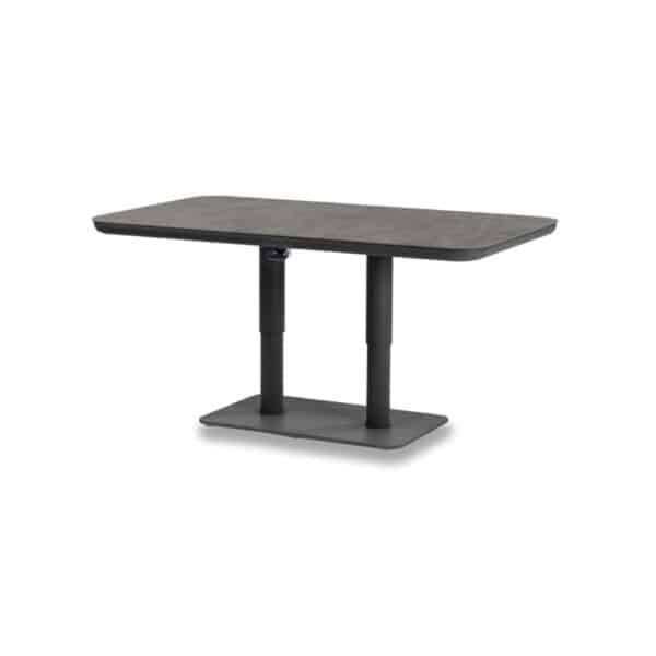 HiLo Taupe Height Adjustable Table – Graphite Ceramic Top