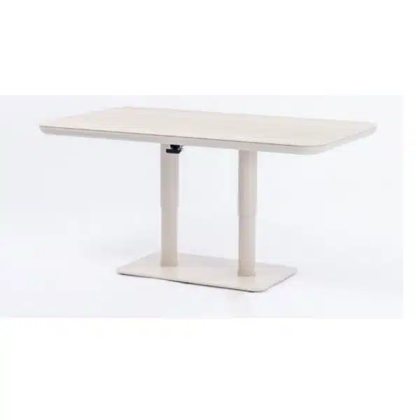 HiLo Sand Height Adjustable Table – Sand Ceramic top