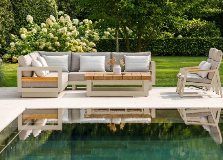 Himalaya Corner Garden Lounging Set for sale from The Outdoor Scene, ireland. Expereince Luxury in your garden with Outdoor Scene 2026 Collection