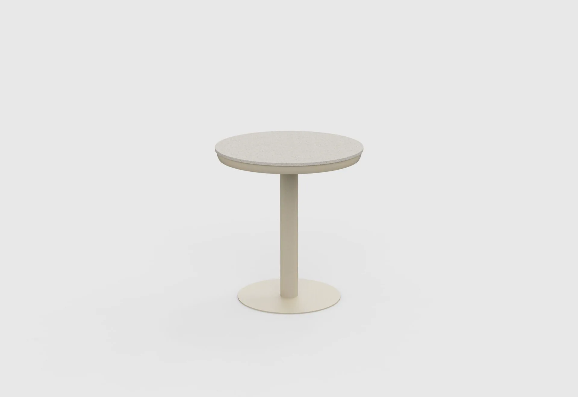 70cm irin Round beige Dining and Lounging Outdoor Garden table for sale from The Outdoor Scene Dublin 14, Ireland