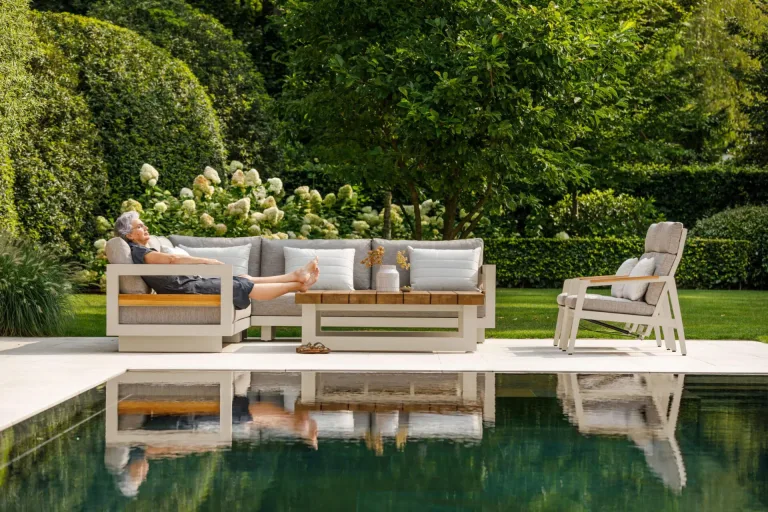 Himalaya Corner Garden Lounging Set for sale from The Outdoor Scene, Ireland. Experience premium lounging with Outdoor Scene 2026 Furniture Collection