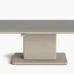 Luka Height Adjustable Garden Table - Ceramic Top