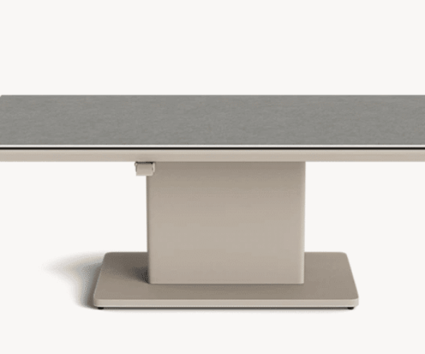 Luka height adjustable table - taupe