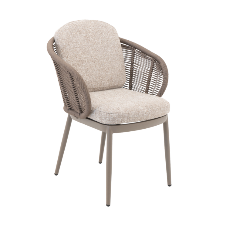 Santorini Dining Chair Taupe for sale from The Outdoor Scene, Dublin Ireland. garden Chair