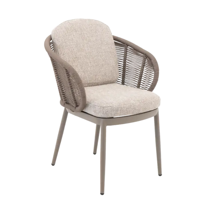 Santorini Dining Chair Taupe for sale from The Outdoor Scene, Dublin Ireland. garden Chair