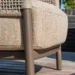 Savanne 3 seater thick cushion white BG. 2026 Furniture Garden furniture collection from The Outdoor Scene.