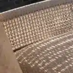 Savanne 3 seater chair on weave back lifestyle picture. 2026 Furniture Garden furniture collection from The Outdoor Scene.