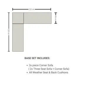 Base Timber Configuration Dimensions: