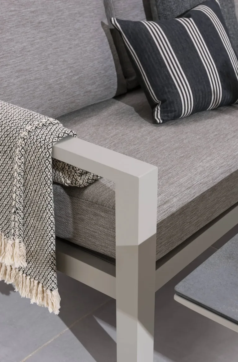 Contemporary Garden Furniture for sale, Timber corner garden sofa on sale from The Outdoor Scene, 2 goatstown, Dublin 14, Ireland. Frame