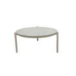 73cm Vic Outdoor Coffee Table - printed ceramic - Latte/Terre