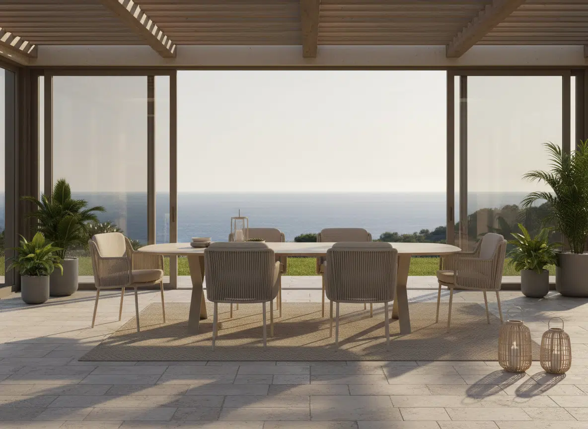 Albatros Organic Extendable 8 -10 seater outdoor Dining SEt for sale from the Outdoor Scene, Dublin 14, Ireland