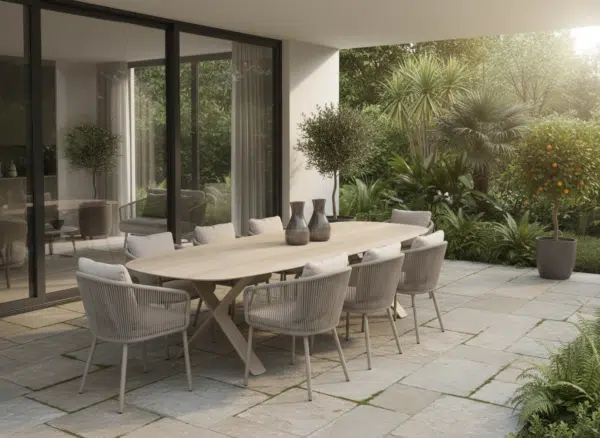 Albatros Organic Extendable Garden Dining Set | 8 – 10 Seaters