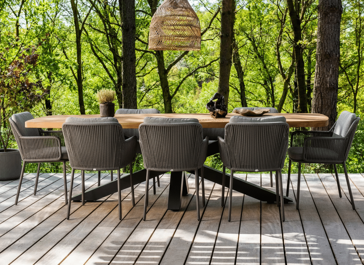280cm Los Marcos Outdoor Dining Set | 8 Seater