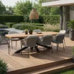 280cm Los Marcos Outdoor Dining Set | 8 Seater