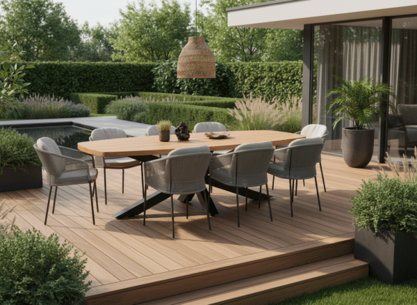 280cm Los Marcos Outdoor Dining Set | 8 Seater