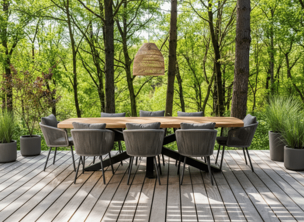 280cm Los Marcos Outdoor Dining Set | 8 Seater