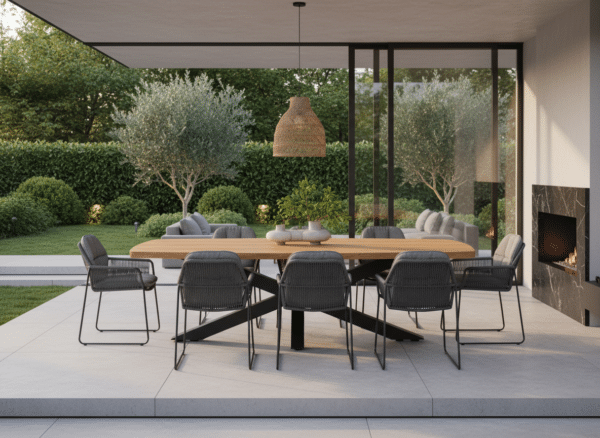 280cm Los Marcos Outdoor Dining Set | 8 Seater