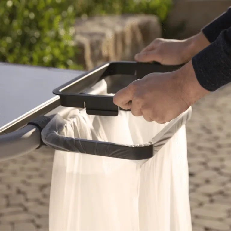 Weber Works Organizer Kit with rubbish bag holder in Ireland at The Outdoor Scene