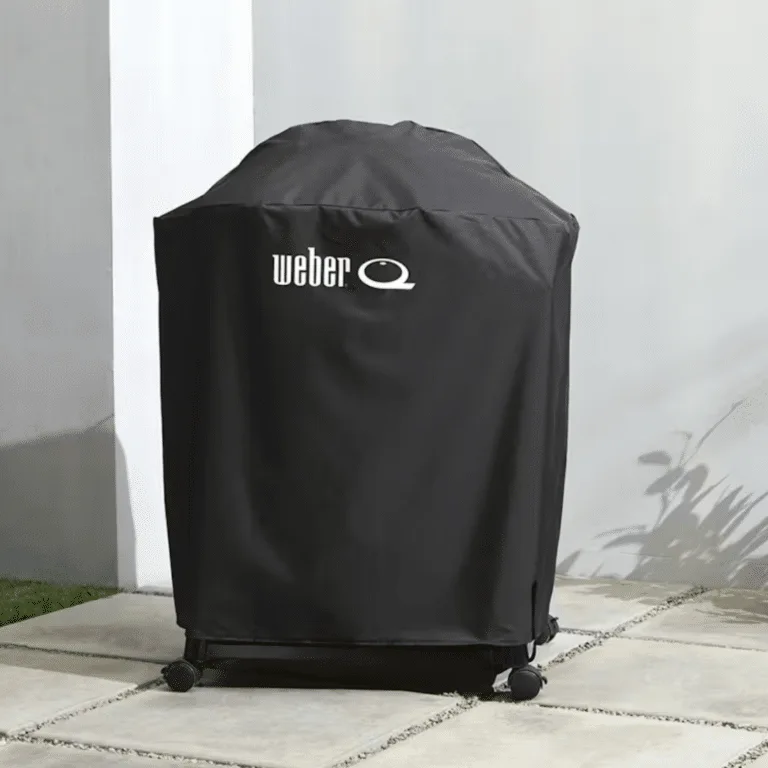 Weber Works Premium BBQ cover for sale in Ireland at The Outdoor Scene