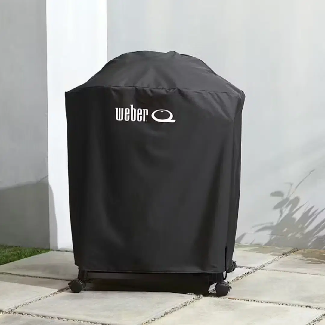 Weber Works Premium BBQ cover for sale in Ireland at The Outdoor Scene