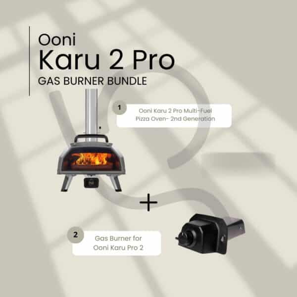 Ooni Karu 2 Pro Burner Bundle – Outdoor Pizza Oven