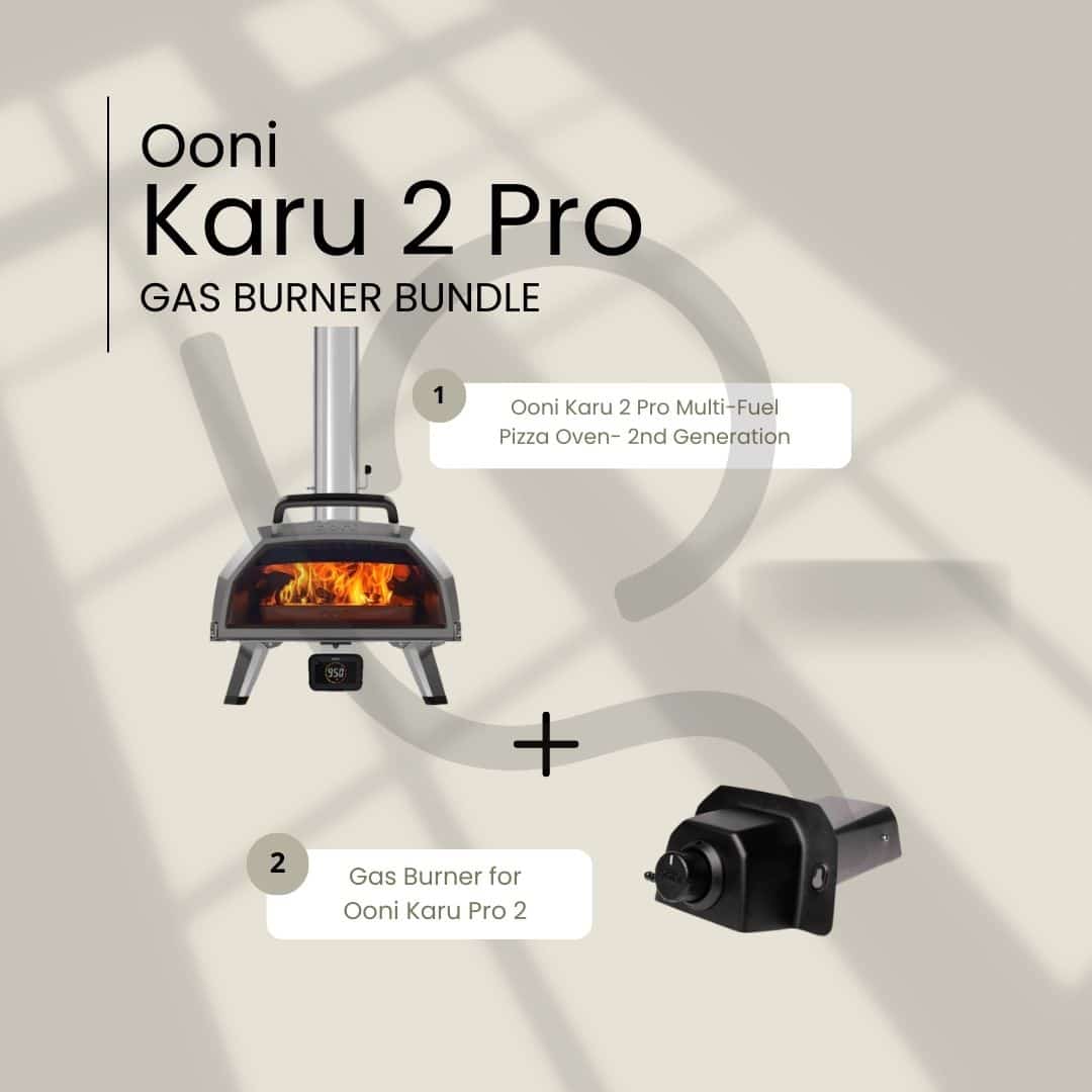 Ooni Karu 2 Pro Burner Bundle – Outdoor Pizza Oven